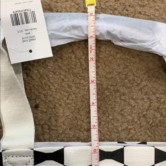 Kate Spade Tote Bag Black/White New - Picture 7 of 8